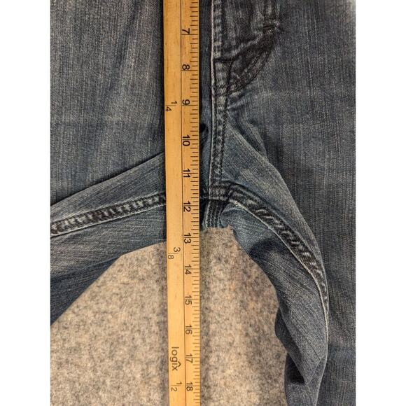 Hugo Boss Jeans Men's 40x32 Straight Leg Mid-Rise Stretch Cotton Denim Blue - Picture 5 of 12